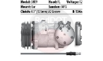 COMPRESSOR - 12V SD5H09 125MM A2 EAR FL-HEAD 5072   COMPRESSOR,330-1310,1401391,ABPN83304622,20-10062