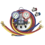 R-134A MANIFOLD KIT HVAC A/C Refrigeration Kit AC Manifold Gauge Set