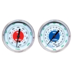 R-134A RED HP GAUGE  3 1/8" 
