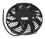 9" Condenser Fan Assembly, Pusher, Curved Blade, Low Profile, 24V 