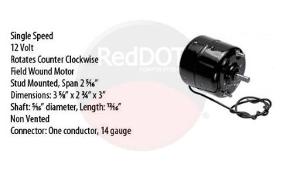BLOWER MOTOR 12V 