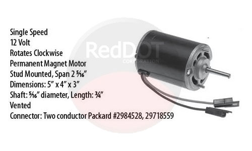 MOTOR - 12V SINGLE SHAFT CW 1 SPD   MOTOR - 12V SINGLE SHAFT CW 1 SPD  