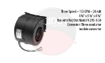 MOTOR BLOWER ASSY - SINGLE 24V 