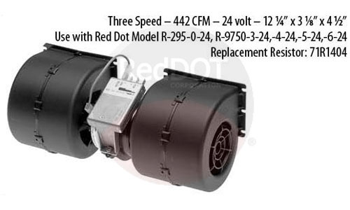 MOTOR BLOWER ASSY - DOUBLE 24V   008-B45-02, 119-1040, 150-3203, 150-3208, 1911505411, 1911505423, 232-8837, 30000464, 3997