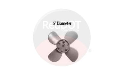 FAN BLADE - 6IN CW PLASTIC 