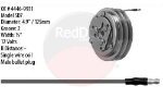 CLUTCH 12V W/2A GROOVE 