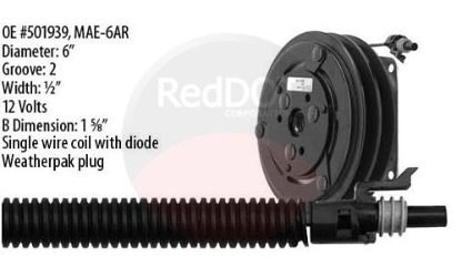 CLUTCH ASSY 2 GROOVE YORK 