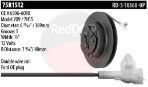 CLUTCH 1 GRV W/FORD PLUG 