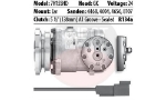 SD71GR 24V CAT GK HEAD 138MM 