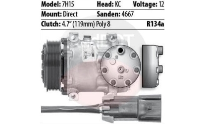 7H15 8 GROOVE KC HEAD 12V 