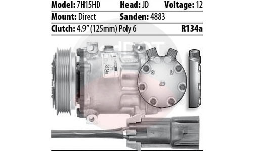 COMP DIRECT 6 GROOVE JD HEAD 