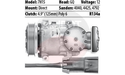 COMP DIRECT 12V 6 GROOVE 