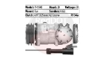 COMPRESSOR 24V 2 GROOVE TOP PORT 