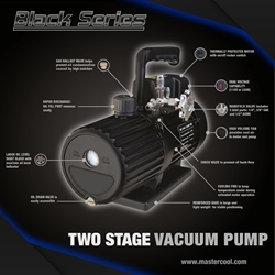 MASTERCOOL 6 CFM VACUUM PUMP (TWO STAGE) VACUUM PUMP