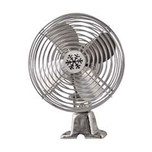 DASH FAN ASSEMBLY 24V, METAL (CHROME)  